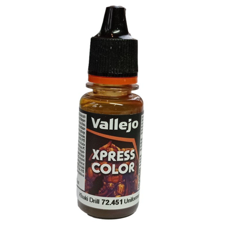 Vallejo Modellfarbe Khaki Drill 18 Ml – Acrylfarbe Für Miniaturen & Modelle, Matt