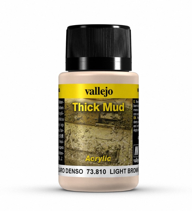 thumbnail image 2 of Brown Thick Mud Weathering Effect 200ml Bottle Vallejo Paint 2 of 13