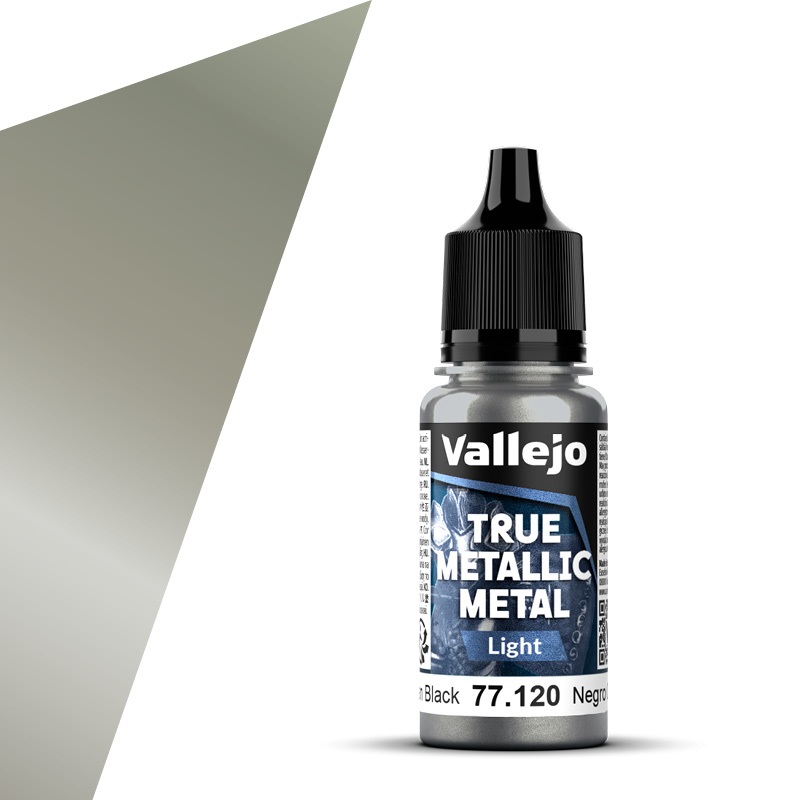 Vallejo Obsidian Black - Light paint pot