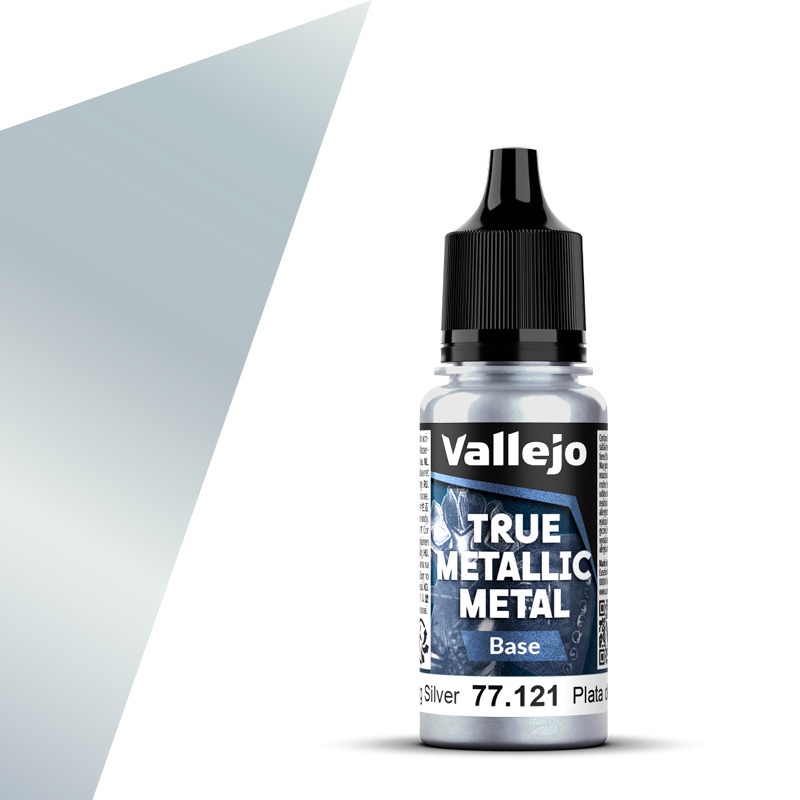 Vallejo Sterling Silver - Base paint pot