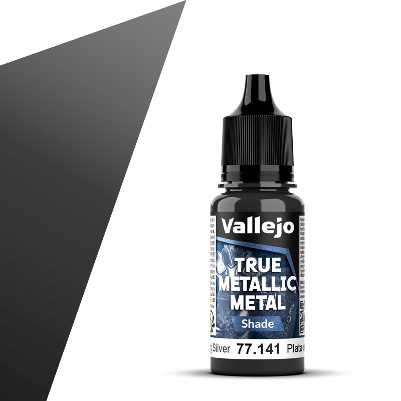 Vallejo Sterling Silver - Shade paint pot