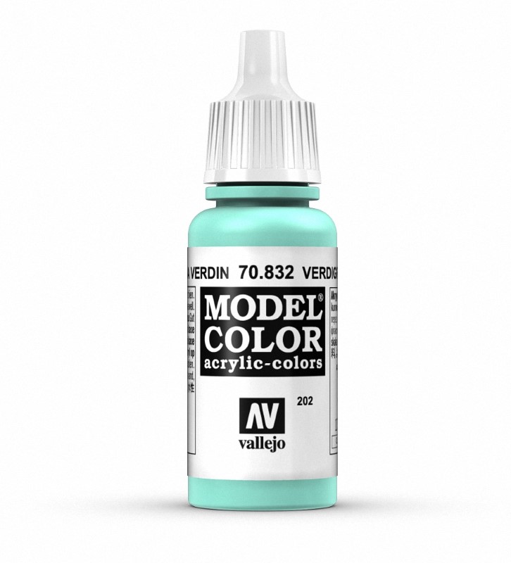 Vallejo Verdigris Glaze paint pot