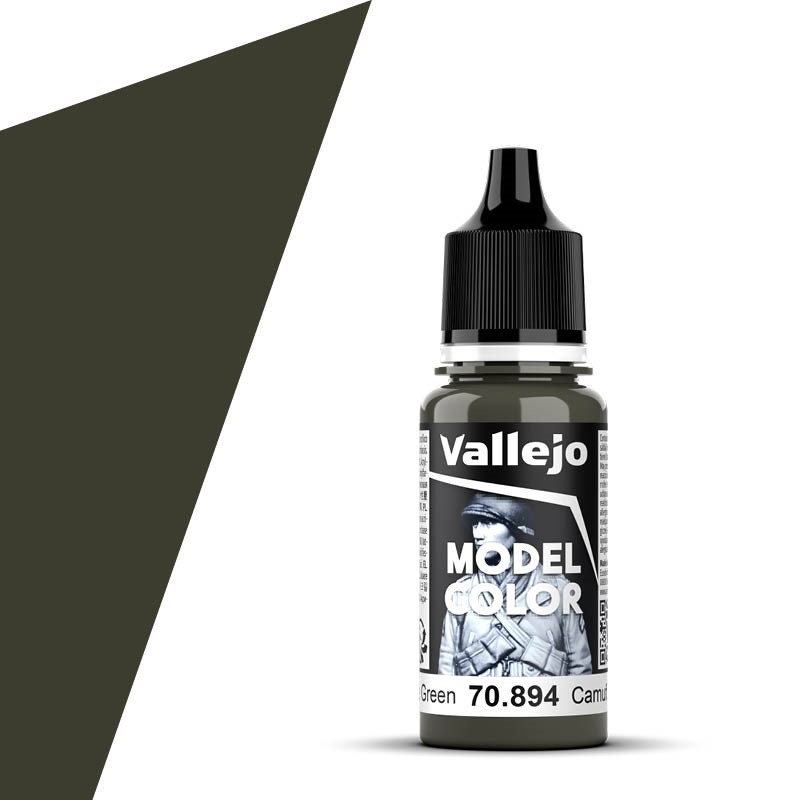 Vallejo Modell Air Farbe – 17 Ml, IJA Olive Grün, Airbrush-fertig Für Modellbau & Miniaturen