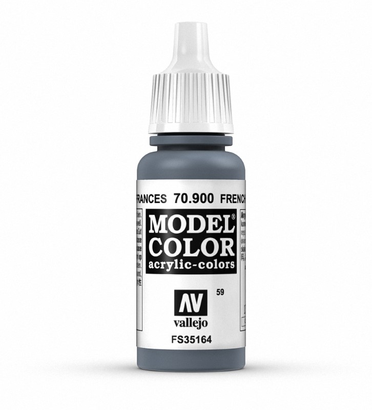Vallejo French Mirage Blue paint pot