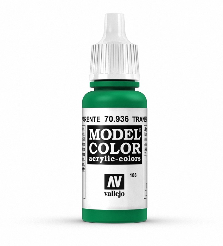 Vallejo Transparent Green paint pot
