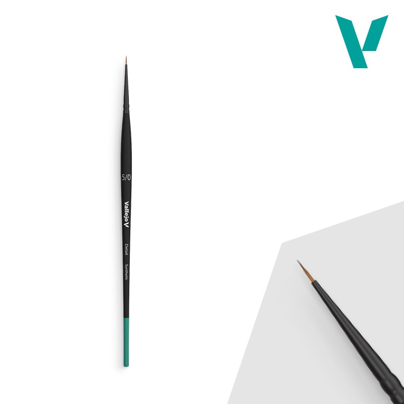 Vallejo AV Detail - Round Synthetic Brush No. 5/0