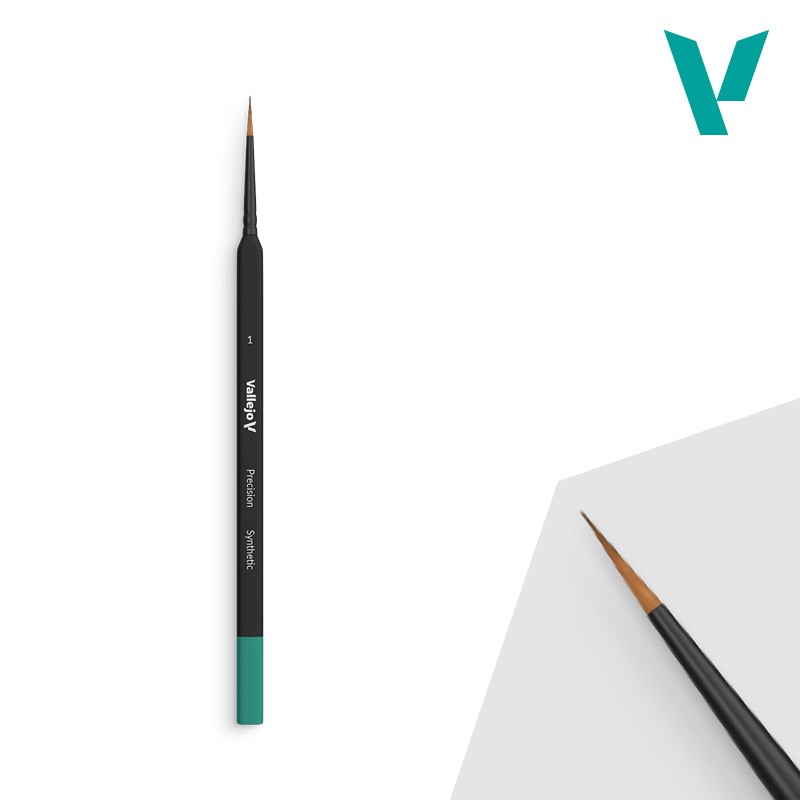 Vallejo AV Precision - Round Synthetic Brush, Triangular No. 1