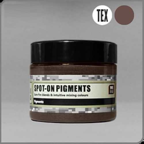 VMS Spot-On Pigment No. 10 Dark Brown Earth Textured paint pot