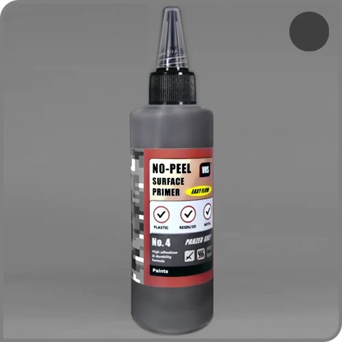 VMS No-Peel Primer No.4 Panzer Grey paint pot