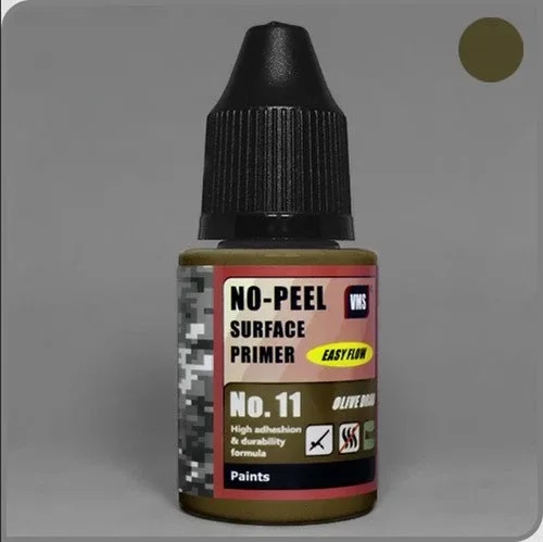 VMS No-Peel Primer No.11 Olive Drab paint pot