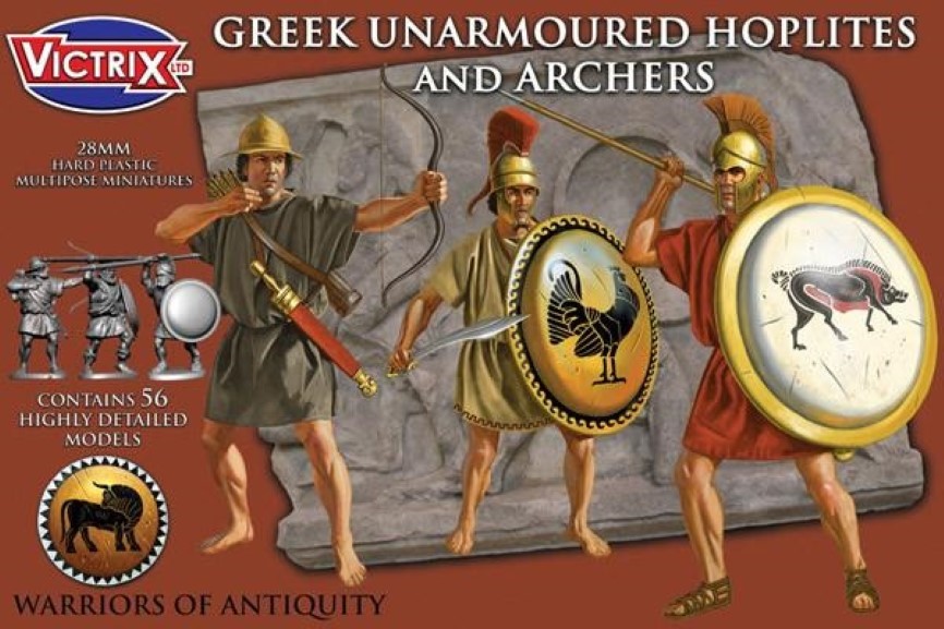 Victrix Ancient Greek Greek Unarmoured Hoplites and Archers