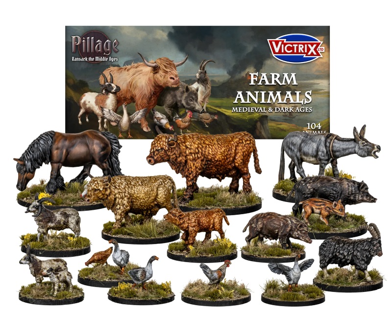 Victrix Dark Age and Medieval Farm Animals