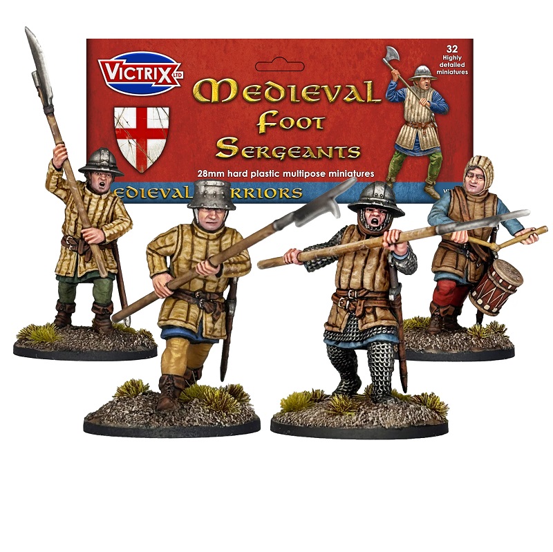 Victrix Medieval Foot Sergeants