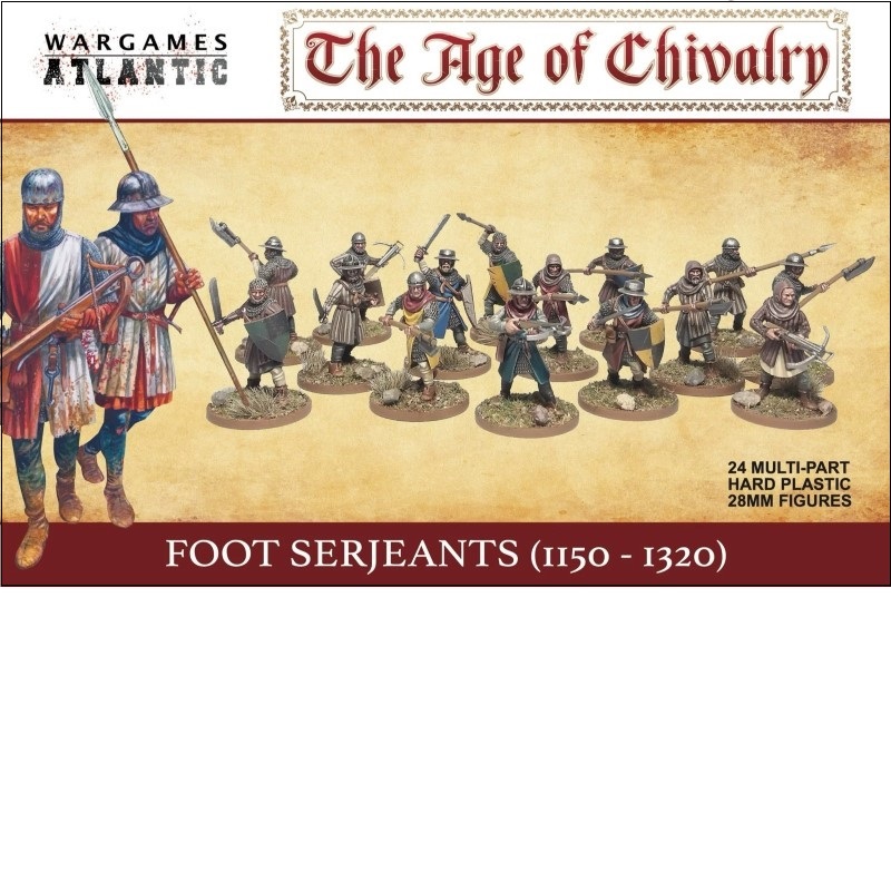 Wargames Atlantic Foot Serjeants 1100-1320