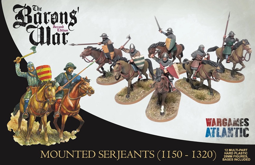 Wargames Atlantic Mounted Serjeants 1100-1320