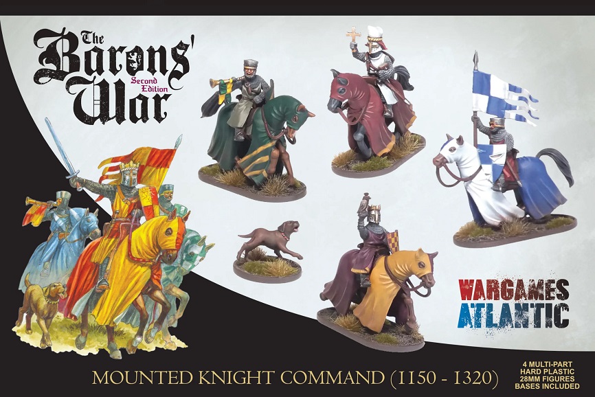 Wargames Atlantic Mounted Knight Command (1150-1320)