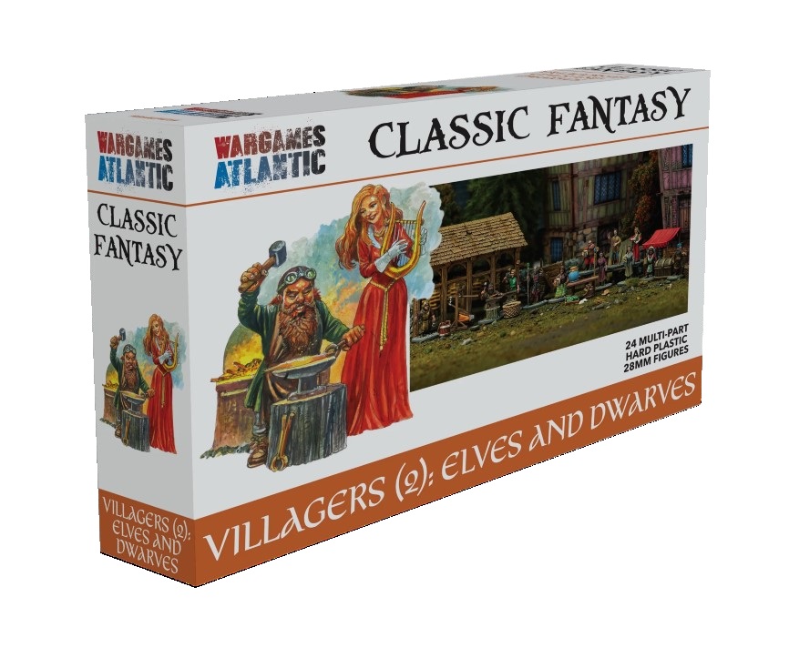 Wargames Atlantic Villagers (2): Elves & Dwarves