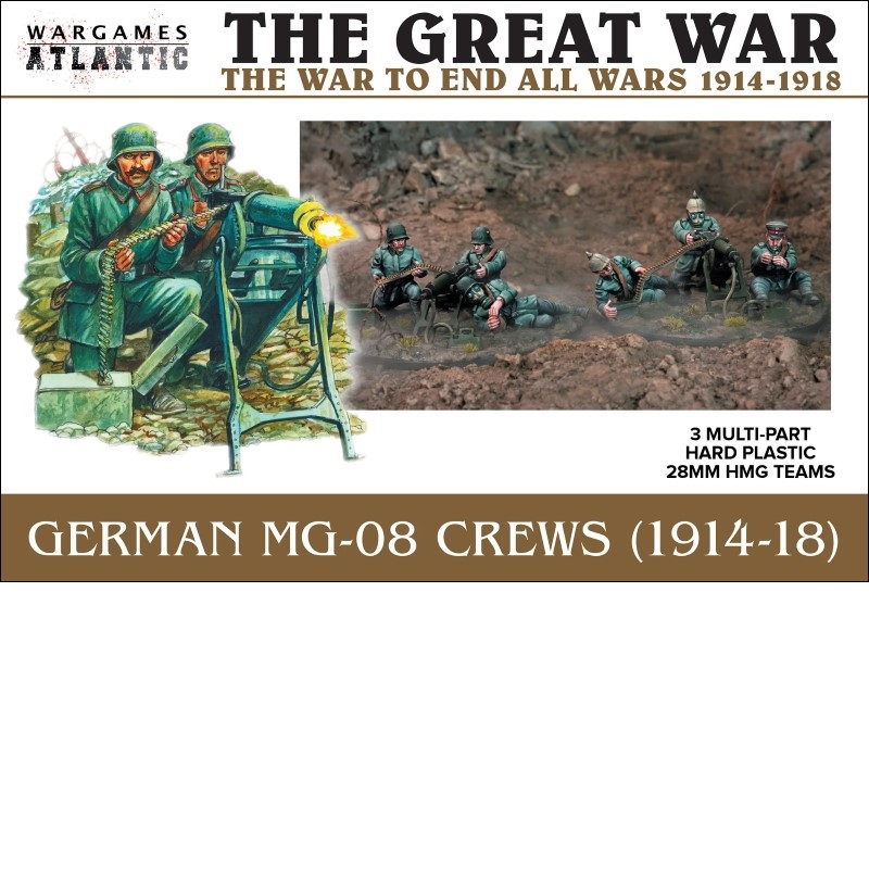 Wargames Atlantic German MG-08 Crews 1914-1918