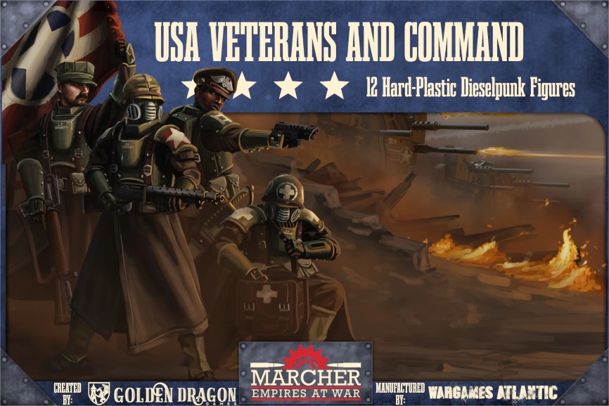 Wargames Atlantic Marcher USA Veterans and Command
