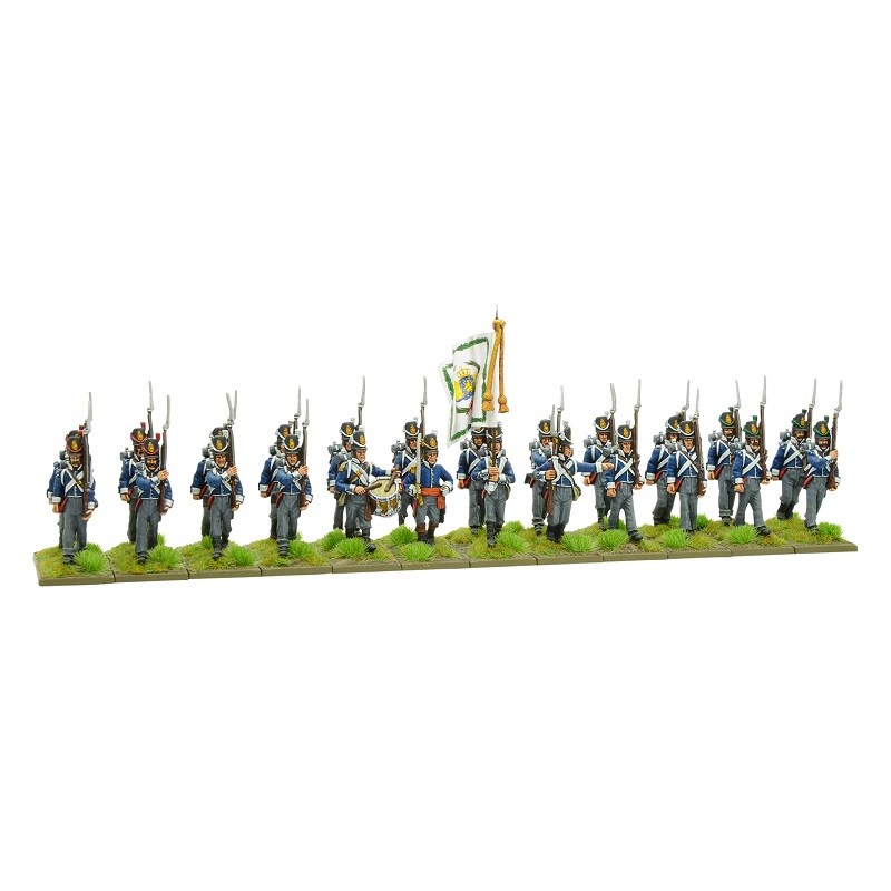 Napoleonic Belgian Line Infantry (march attack)