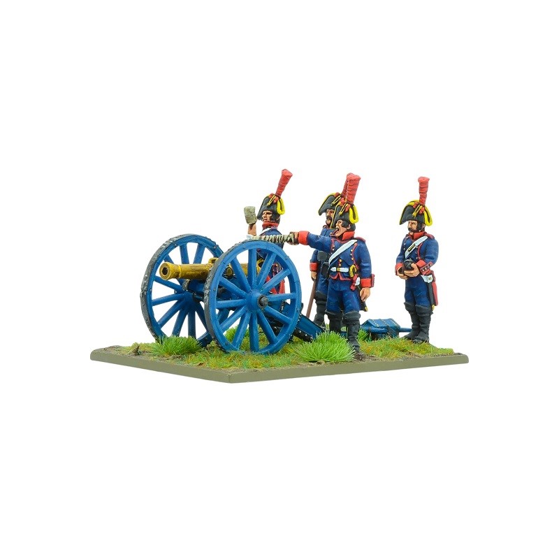 Napoleonic Spanish foot artillery 8-pdr